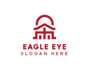 Asian Temple  Landmark logo design