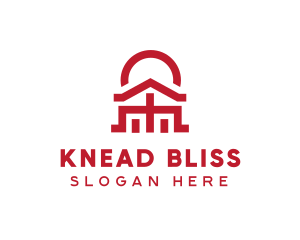 Asian Temple  Landmark logo design