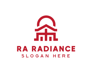 Asian Temple  Landmark logo design