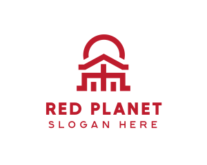 Asian Temple  Landmark logo design