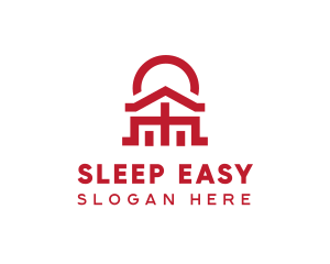 Asian Temple  Landmark logo design