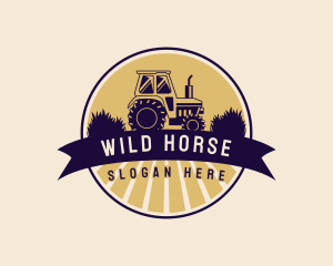 Ranch - Tractor Ranch Agriculture logo design