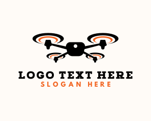 Aerial - Drone Camera Gadget logo design