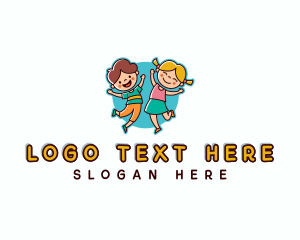 Playful Kids Nursery Logo