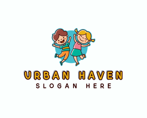 Playful Kids Nursery Logo