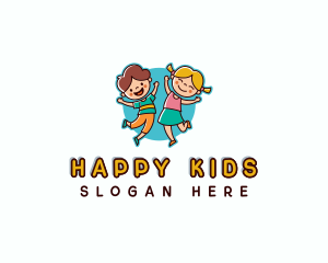 Playful Kids Nursery logo design