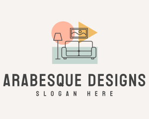 Modern Pop Interior Designer logo design