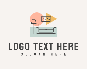 Lounge - Modern Pop Interior Designer logo design