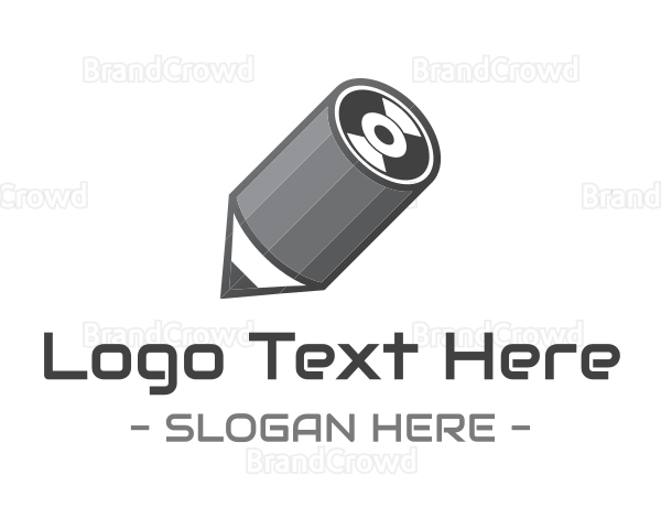 Gray Pencil Vinyl Logo