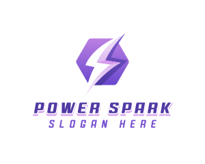 Lightning Spark Energy logo design