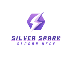 Lightning Spark Energy logo design