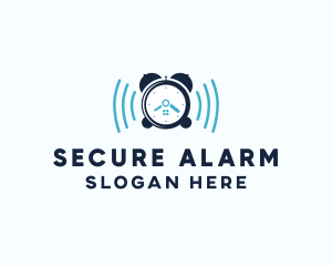 Alarm - House Alarm Clock logo design