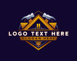 Tools - Hammer Renovation Contractor logo design