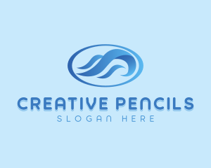 Creative Wave Agency logo design