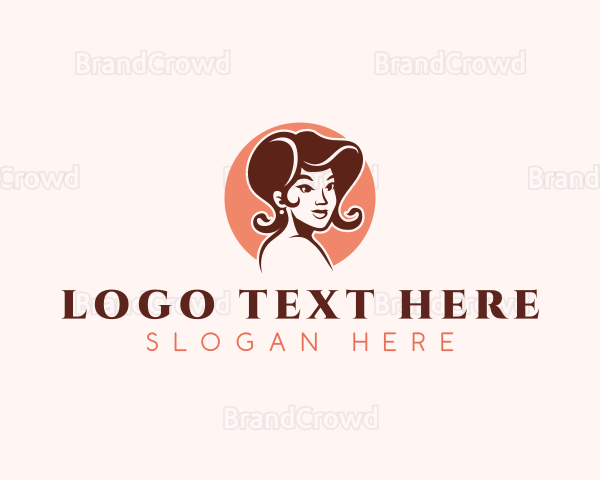 Woman Beauty Pinup Logo