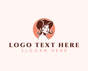 Lady - Woman Beauty Pinup logo design