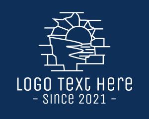 Tourism - Hole Wall Summer Beach logo design