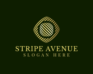 Stripes - Corporate Premium Stripe Cube logo design