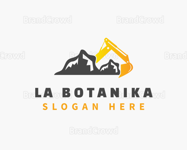 Mountain Builder Excavator Logo