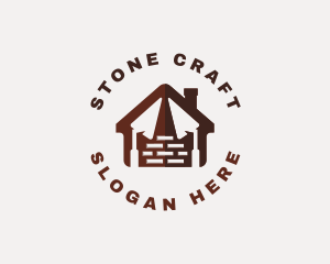 House Builder Masonry Construction logo design