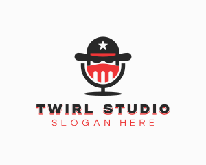 Cowboy Studio Podcast logo design