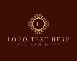Salon - Classic Ornament Crest logo design