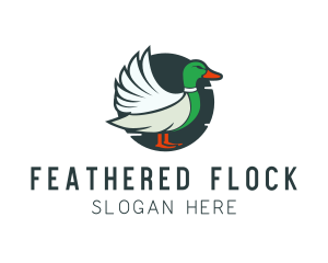 Geese - Duck Poultry Bird logo design