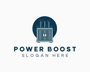 Transformer Power Supply logo design