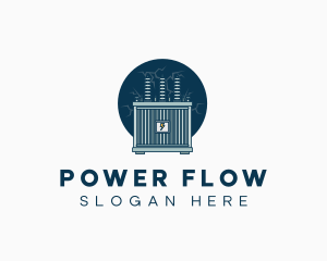 Transformer Power Supply logo design