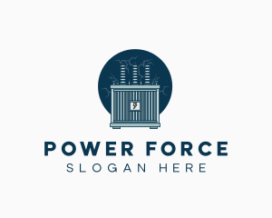 Transformer Power Supply logo design