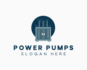 Transformer Power Supply logo design