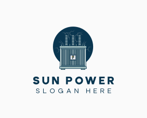 Transformer Power Supply logo design