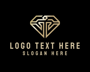 Banking - Modern Luxury Diamond logo design