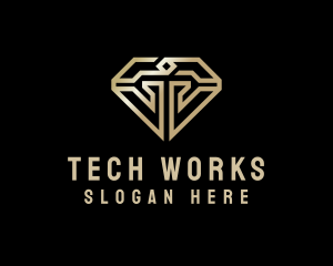 Modern Luxury Diamond Logo