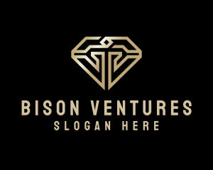 Modern Luxury Diamond logo design