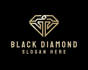 Modern Luxury Diamond logo design