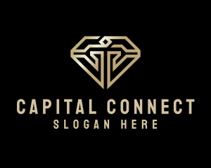 Modern Luxury Diamond logo design