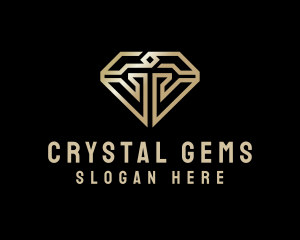 Modern Luxury Diamond logo design