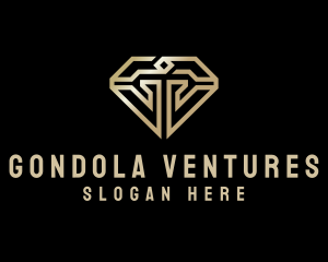 Modern Luxury Diamond logo design