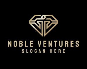 Modern Luxury Diamond logo design