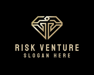 Modern Luxury Diamond logo design