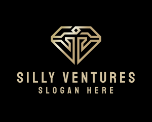 Modern Luxury Diamond logo design