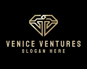 Modern Luxury Diamond logo design