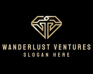 Modern Luxury Diamond logo design