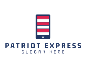 Patriotic Mobile Phone logo design