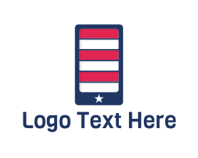 Application - American Mobile Phone Application logo design