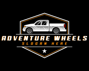 Pickup Vehicle Transport logo design