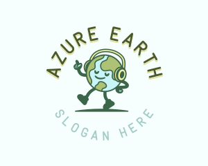 Planet Earth Music  logo design