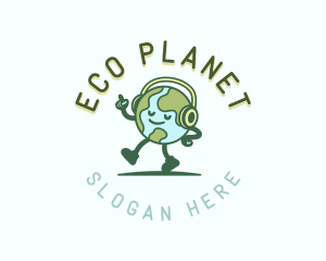 Planet Earth Music  logo design