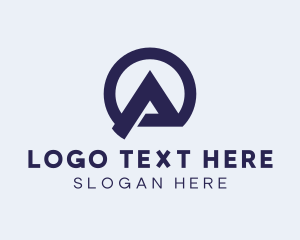 Insurance - Architecture Triangle Letter A logo design